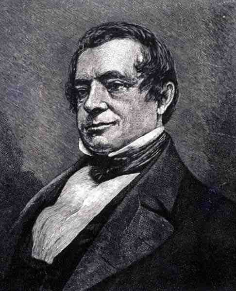 Washington Irving (1783-1859) (gravering) af English School