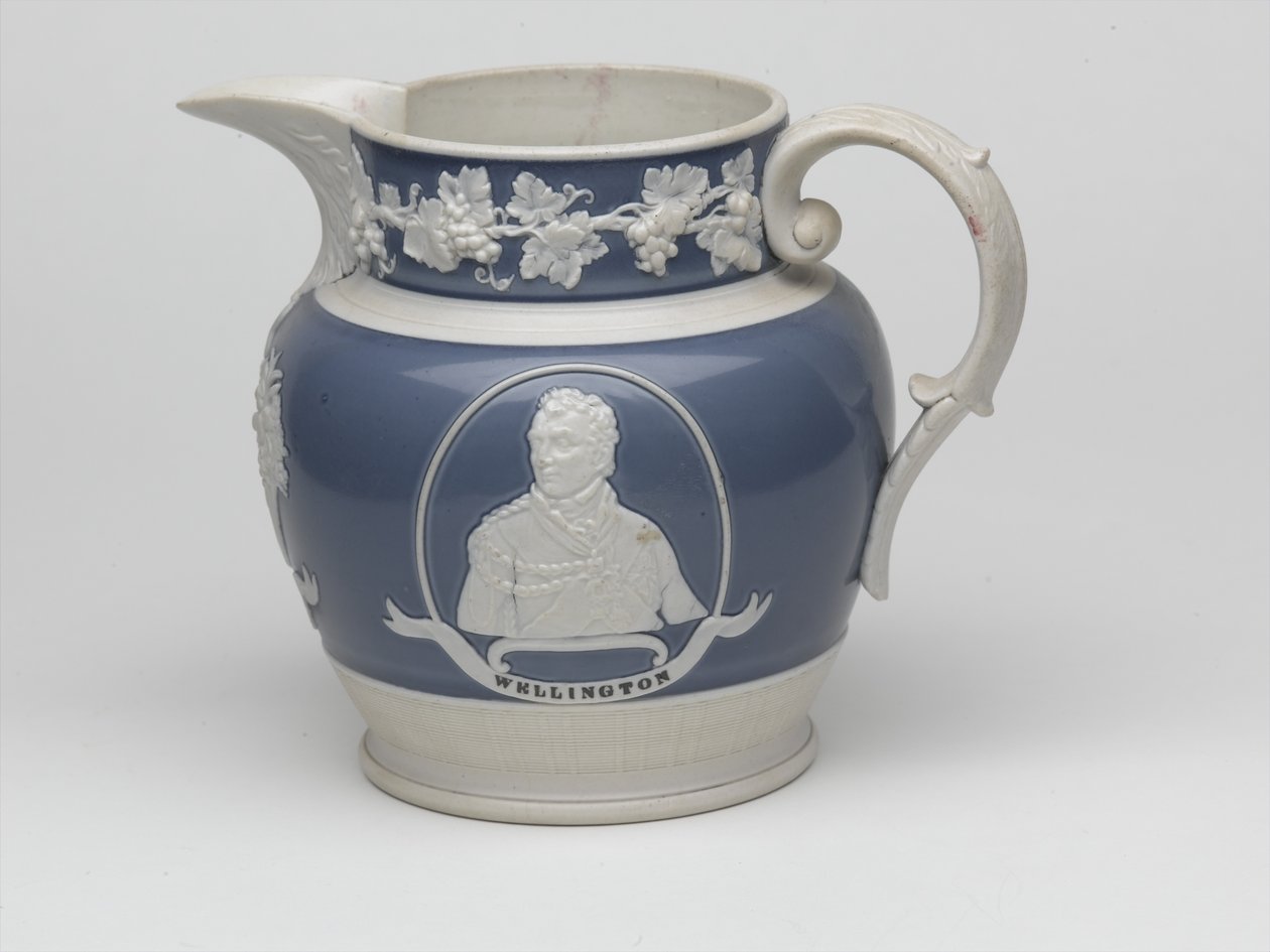 Waterloo jubilæumskande, ca. 1815 (stentøj) af English School