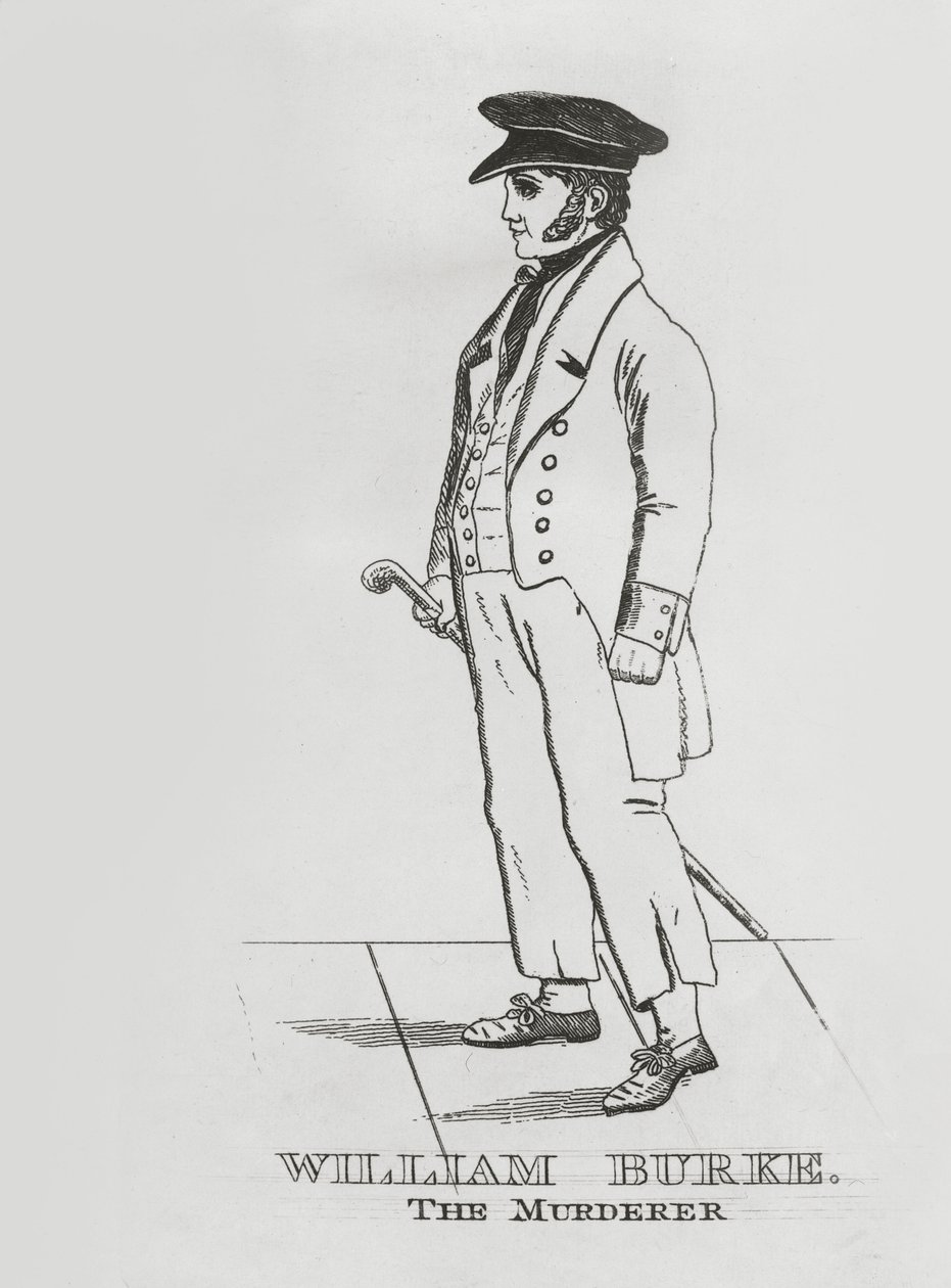 William Burke, ca. 1829 (radering) af English School