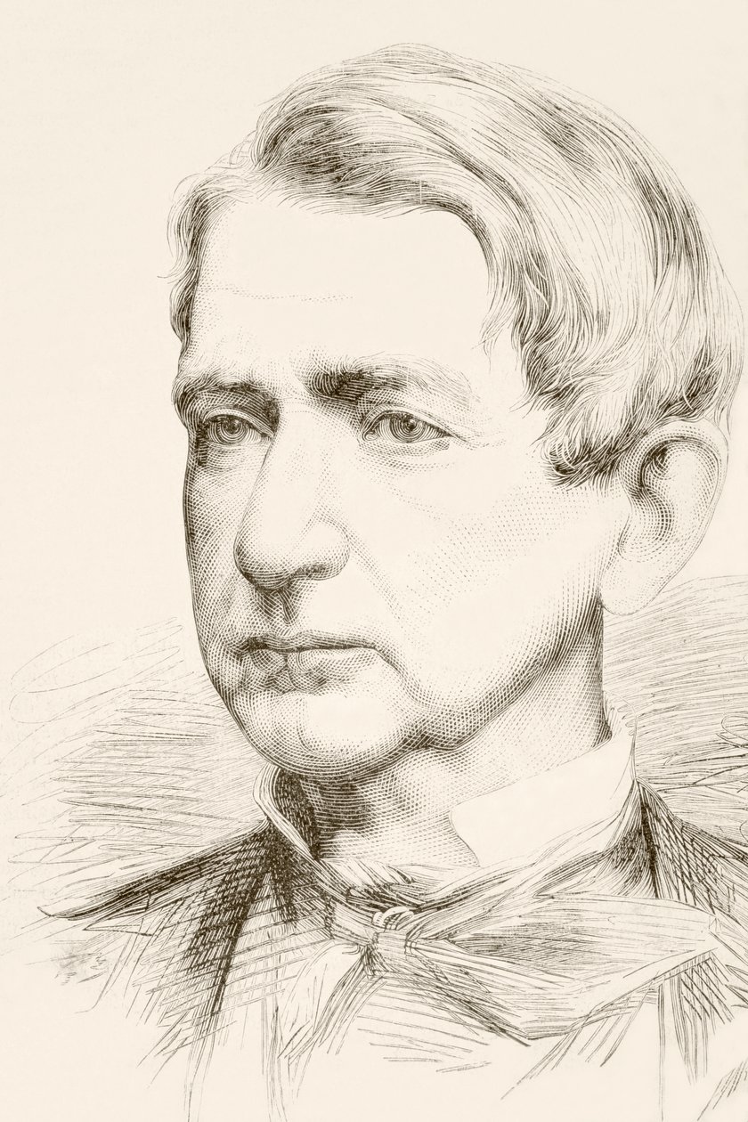 William Henry Seward, Sr. (litho) af English School