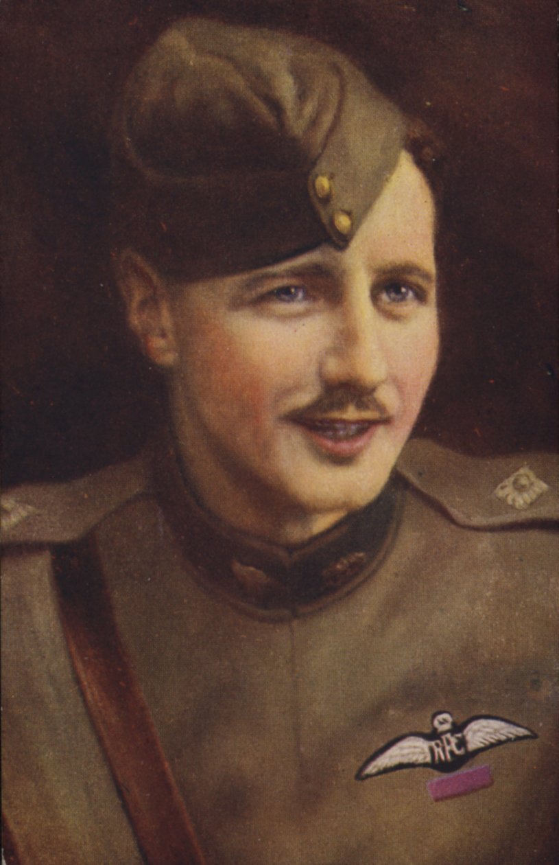 William Leefe Robinson VC (farvelitografi) af English School