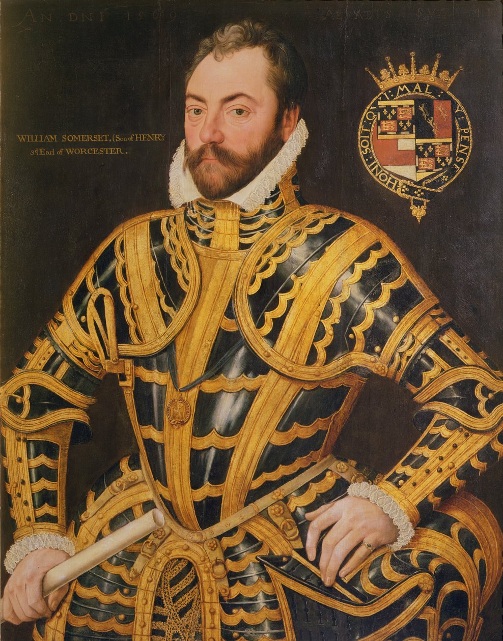 William Somerset (ca. 1527-89) 3. jarl af Worcester, 1569 af English School