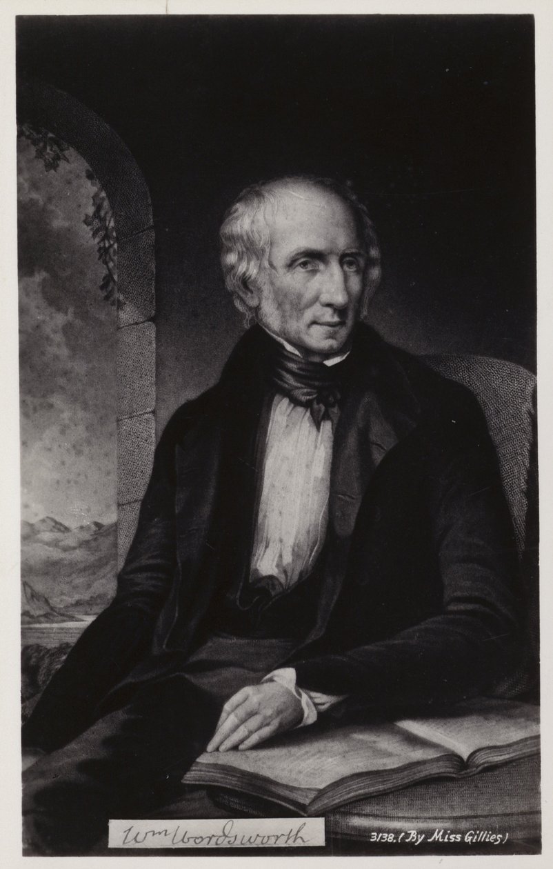 William Wordsworth (1770-1850), engelsk digter (litografi) af English School