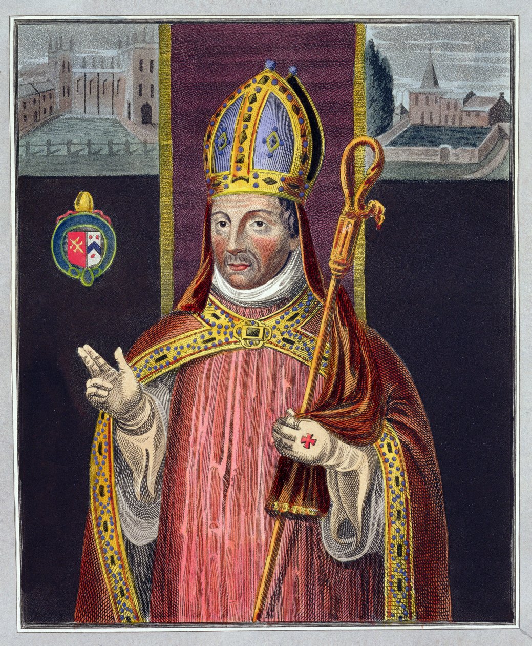 Vilhelm af Wykeham (1325-1404) af English School