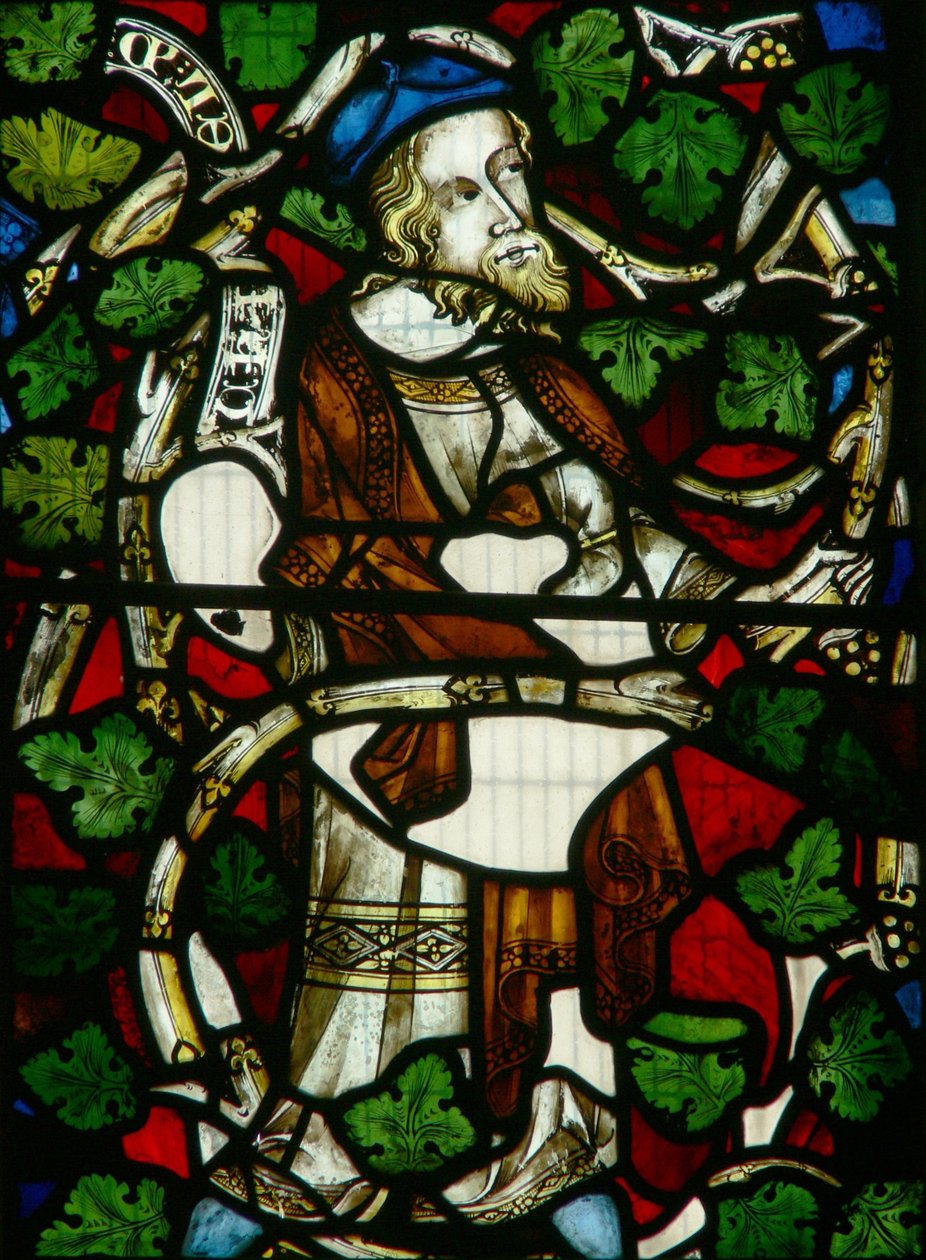 Window He forestiller Ezekiel af English School