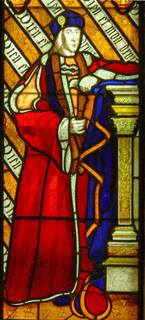 Window Ew forestillende Henrik VII af English School