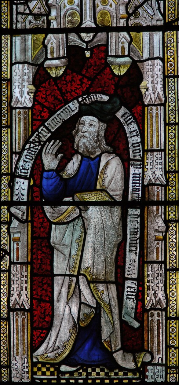 Window Ew forestiller Joachim - St Annes mand af English School