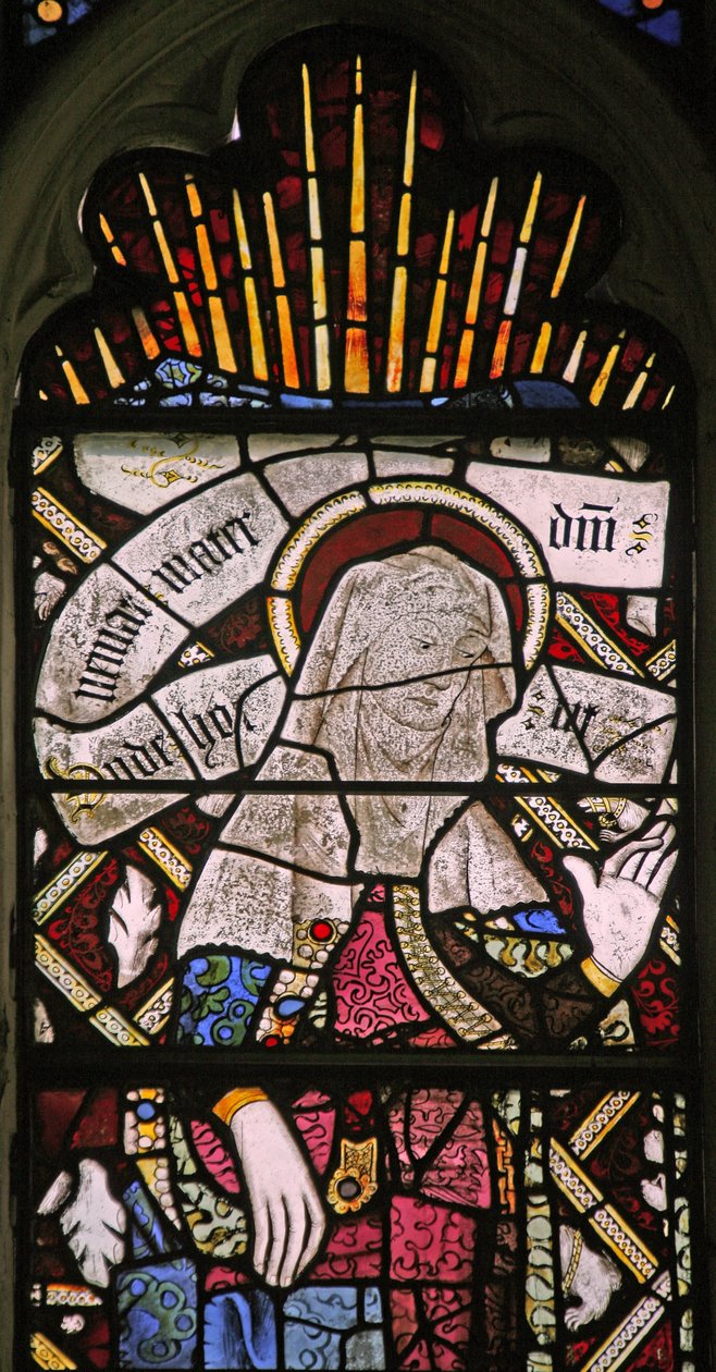 Window Ew, der forestiller St. Elizabeth? af English School