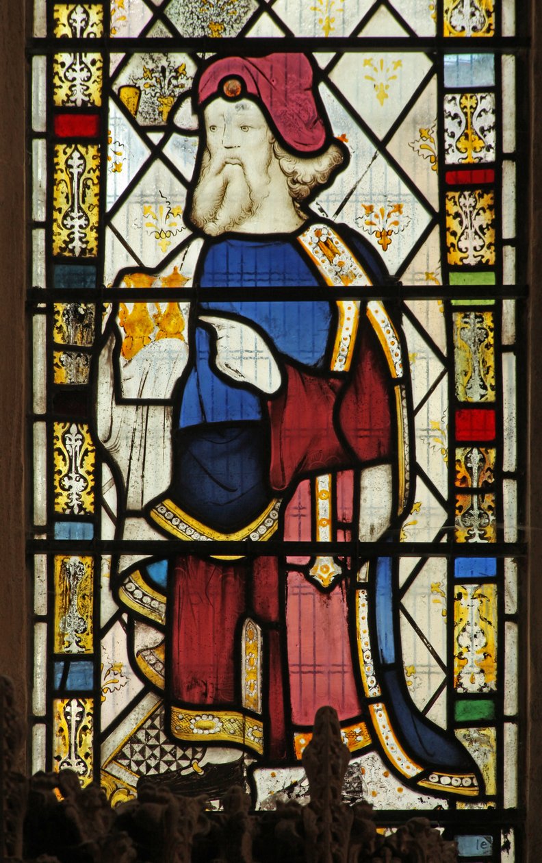 Window Ew forestillende St Joseph Arimathea af English School