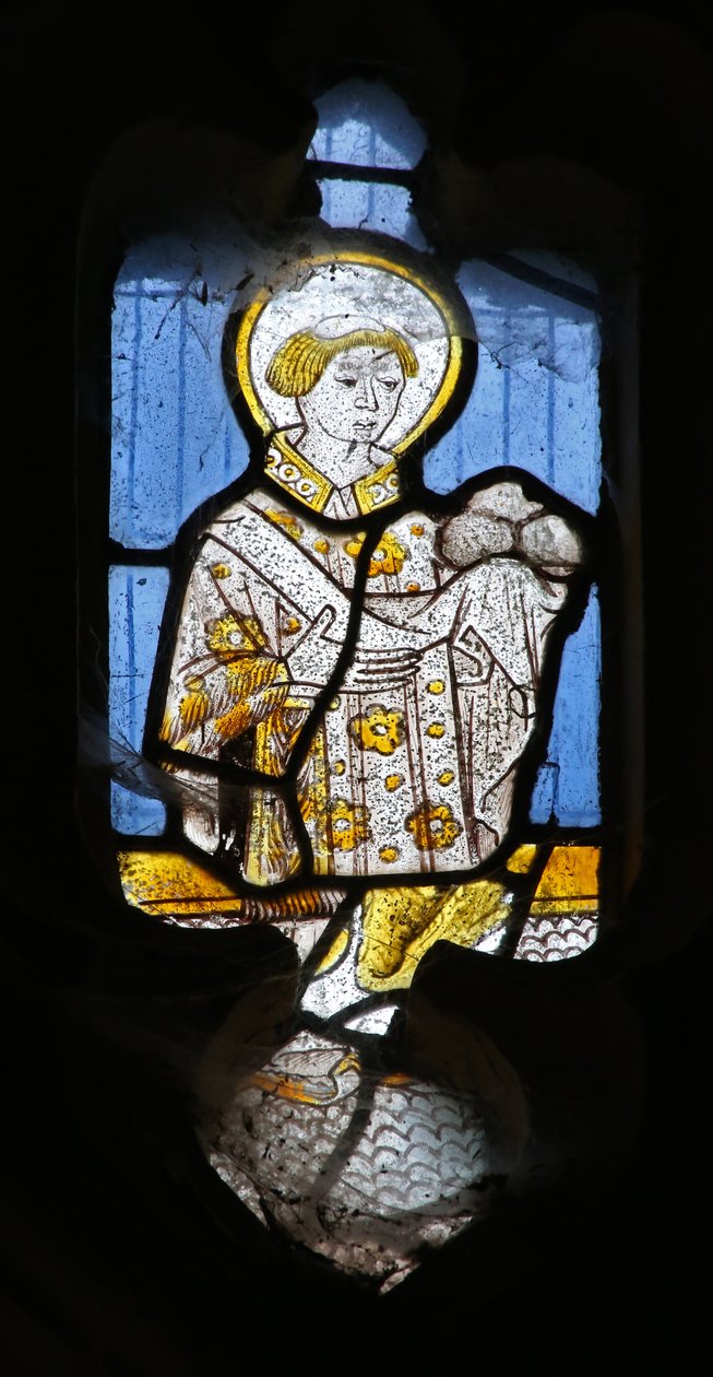 Window Ew forestillende St Stephen af English School
