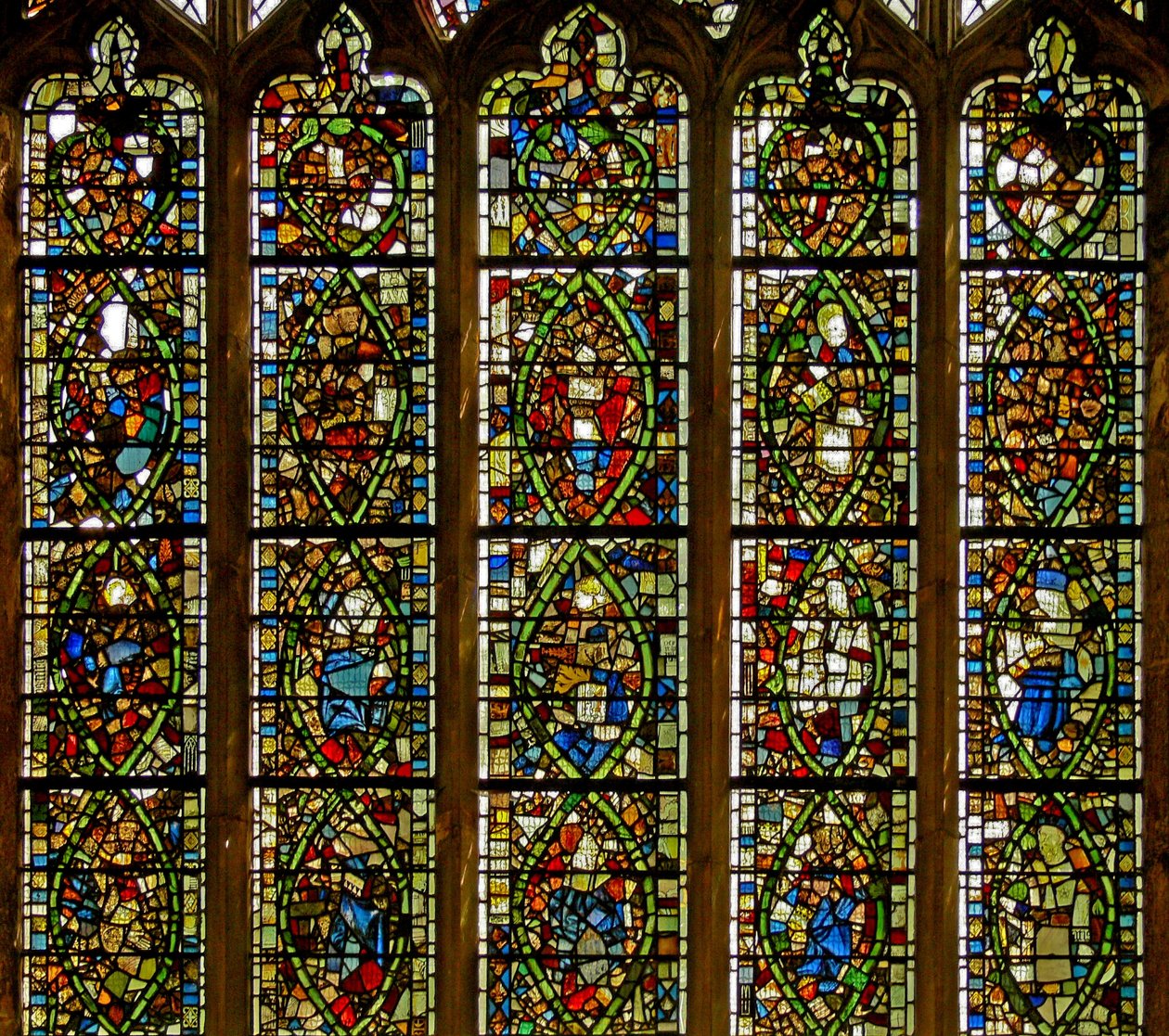 Window Ew, der forestiller Jesses træ af English School