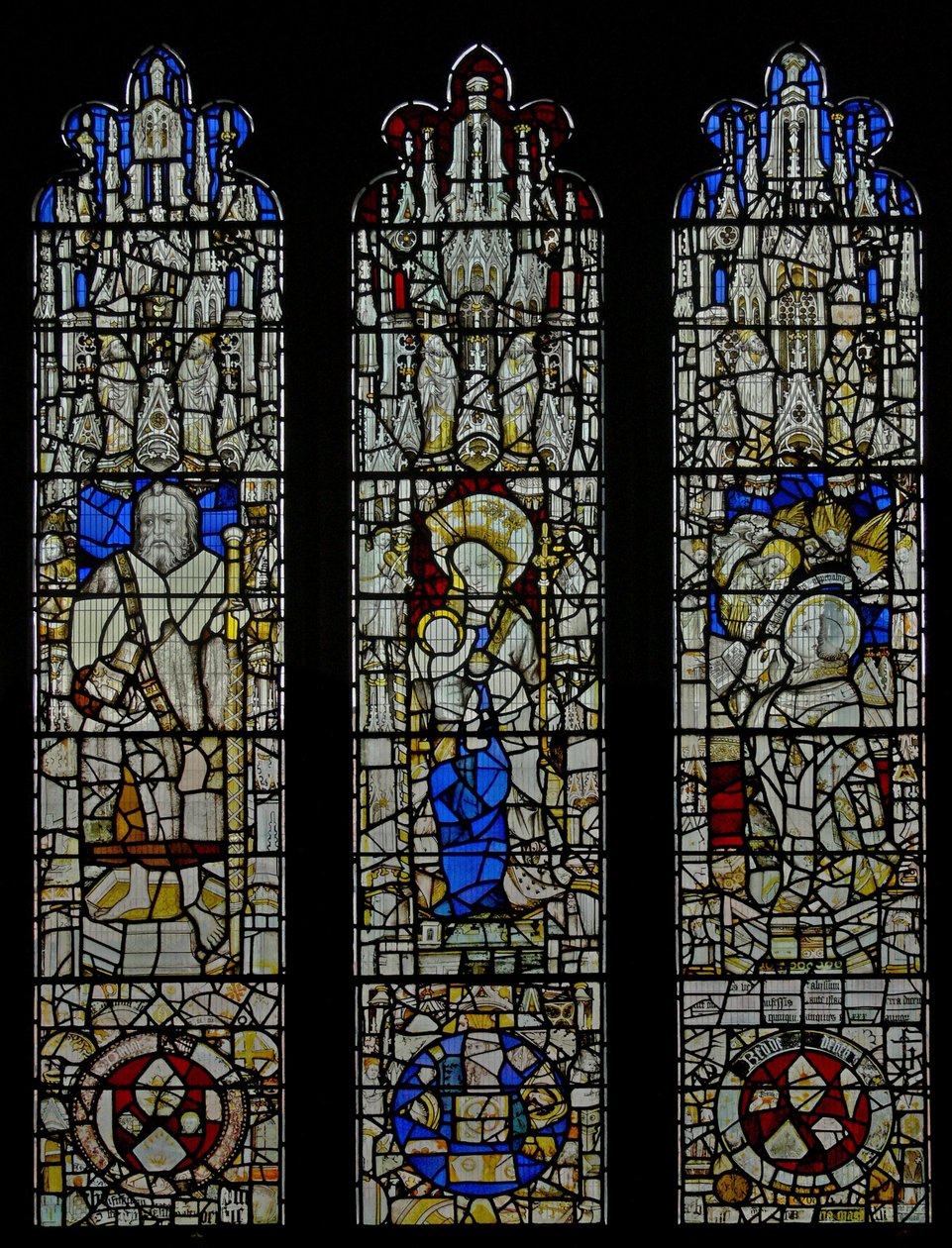 Windows6 viser Skt. Jakob, Jomfruen og Barnet, Sankt Gregors messe af English School