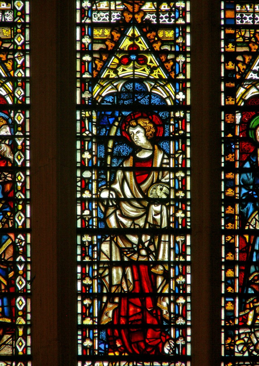 Window Ww forestillende St John af English School