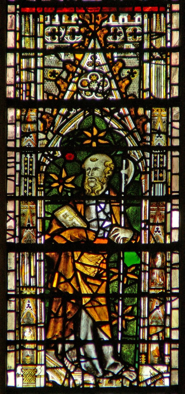 Vindue c6 forestillende St. Matthias af English School