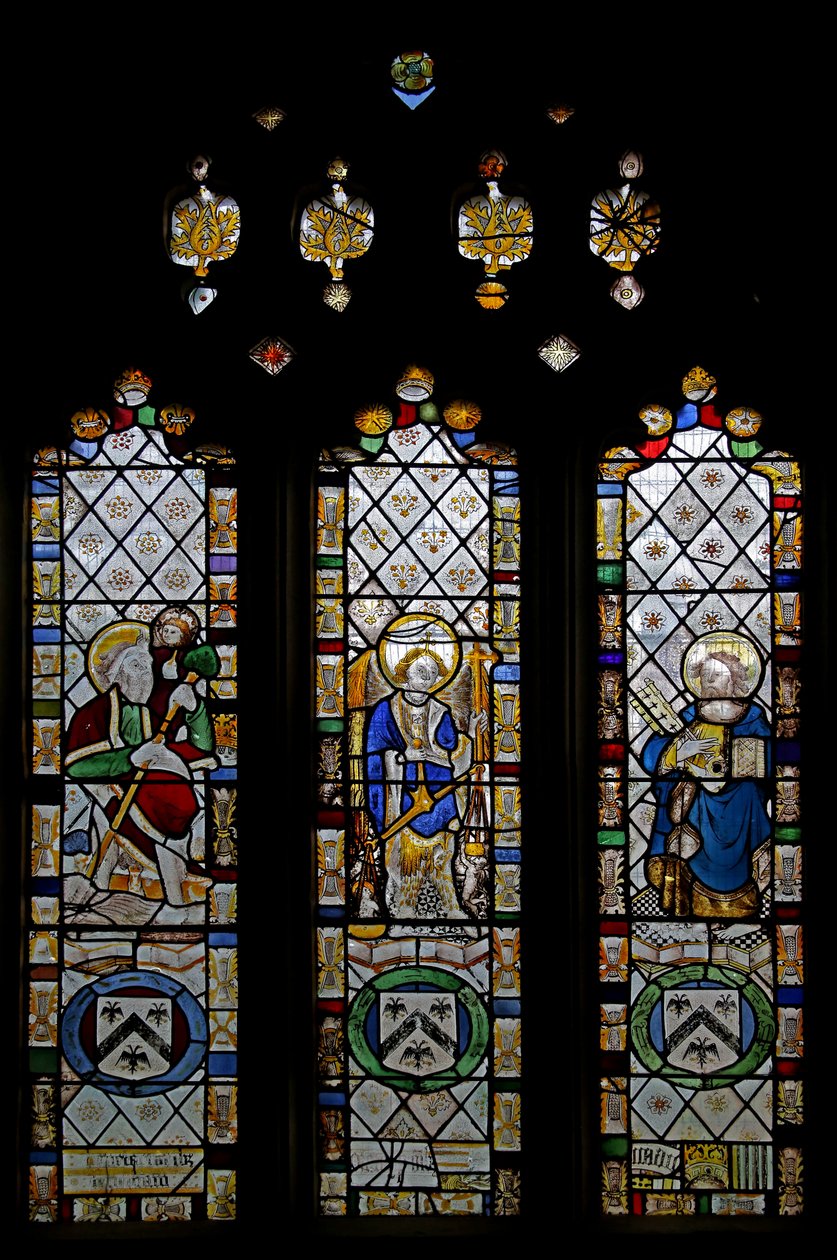 Vindue n5 afbilder St Christopher, St Michael, St Peter af English School