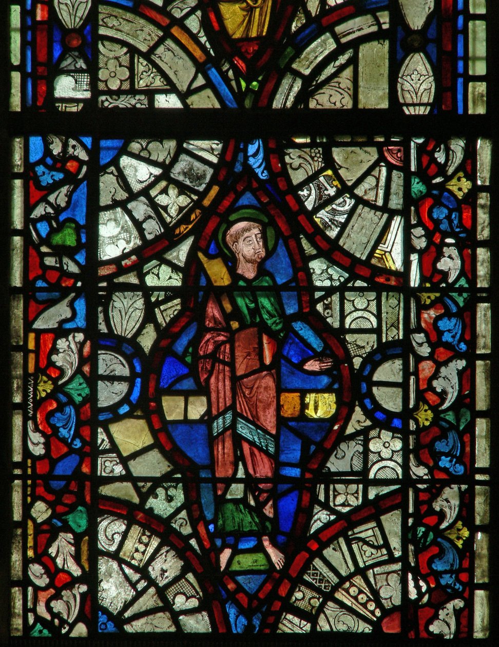 Vindue n.II, der forestiller Sankt Peter? af English School