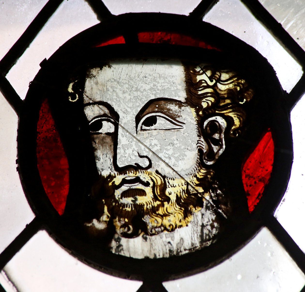 Vindue s6, der viser et nulstillet fragment med et hoved af English School
