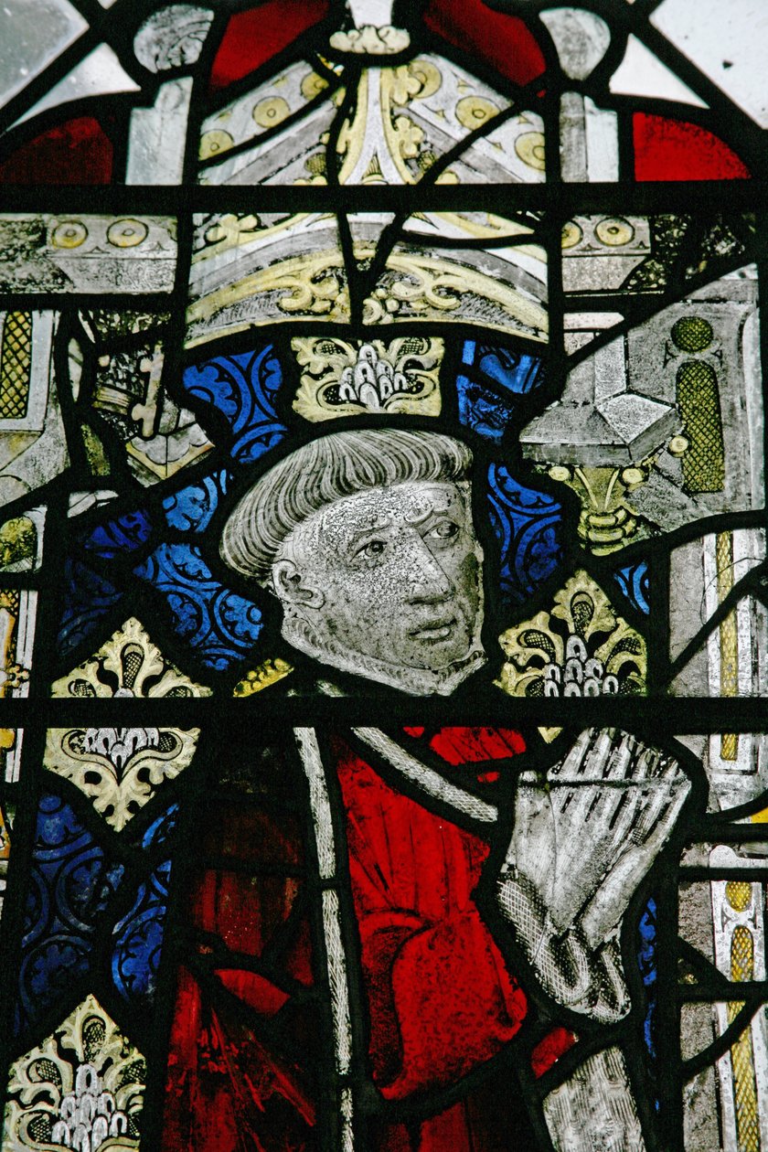 Vindue w6 viser en donor - John Gedney af English School