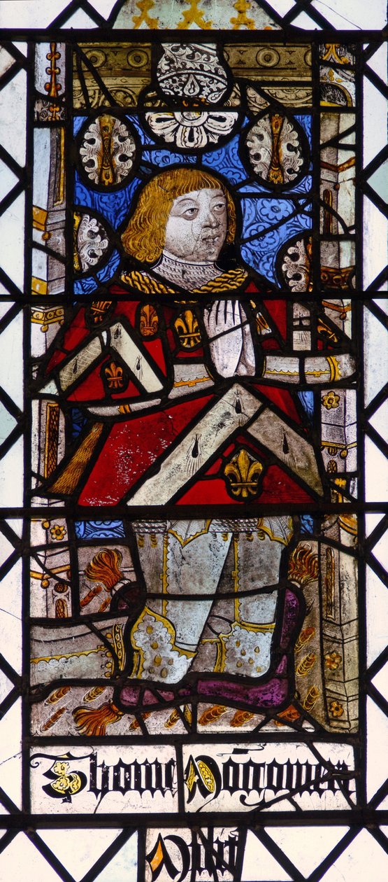Vindue w7 viser en donor - Thomas Montgomery af English School