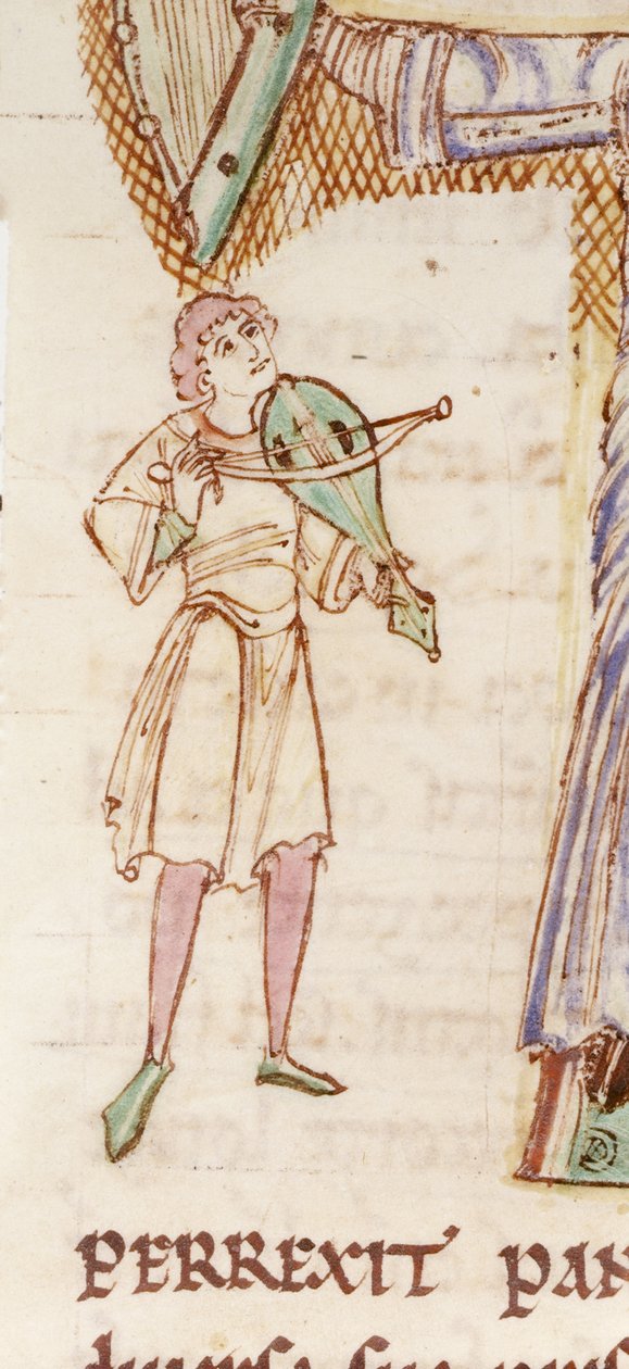 f.218v Detalje af et beboet indledende 