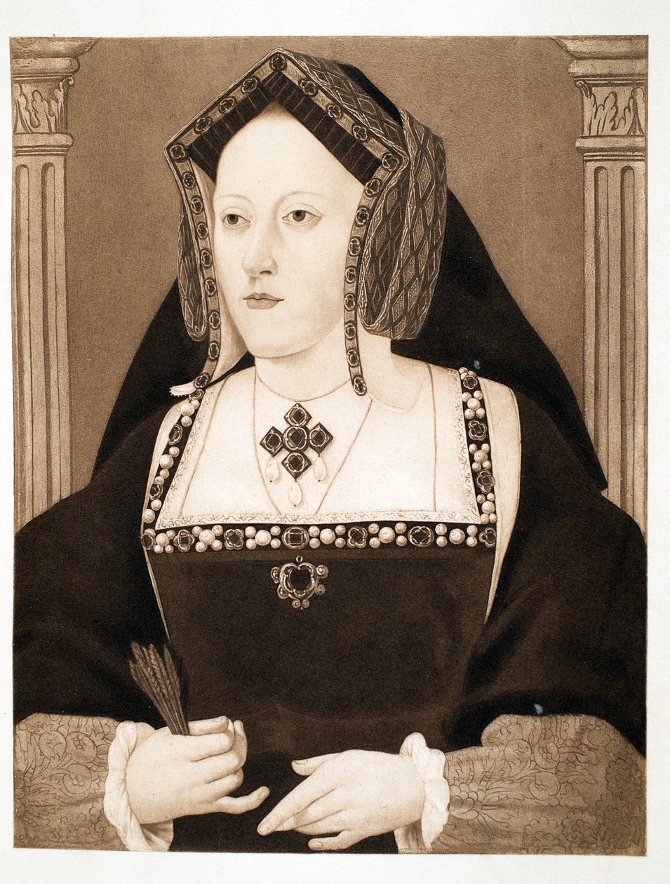 Katarina af Aragon, pub. 1902 af English School English School
