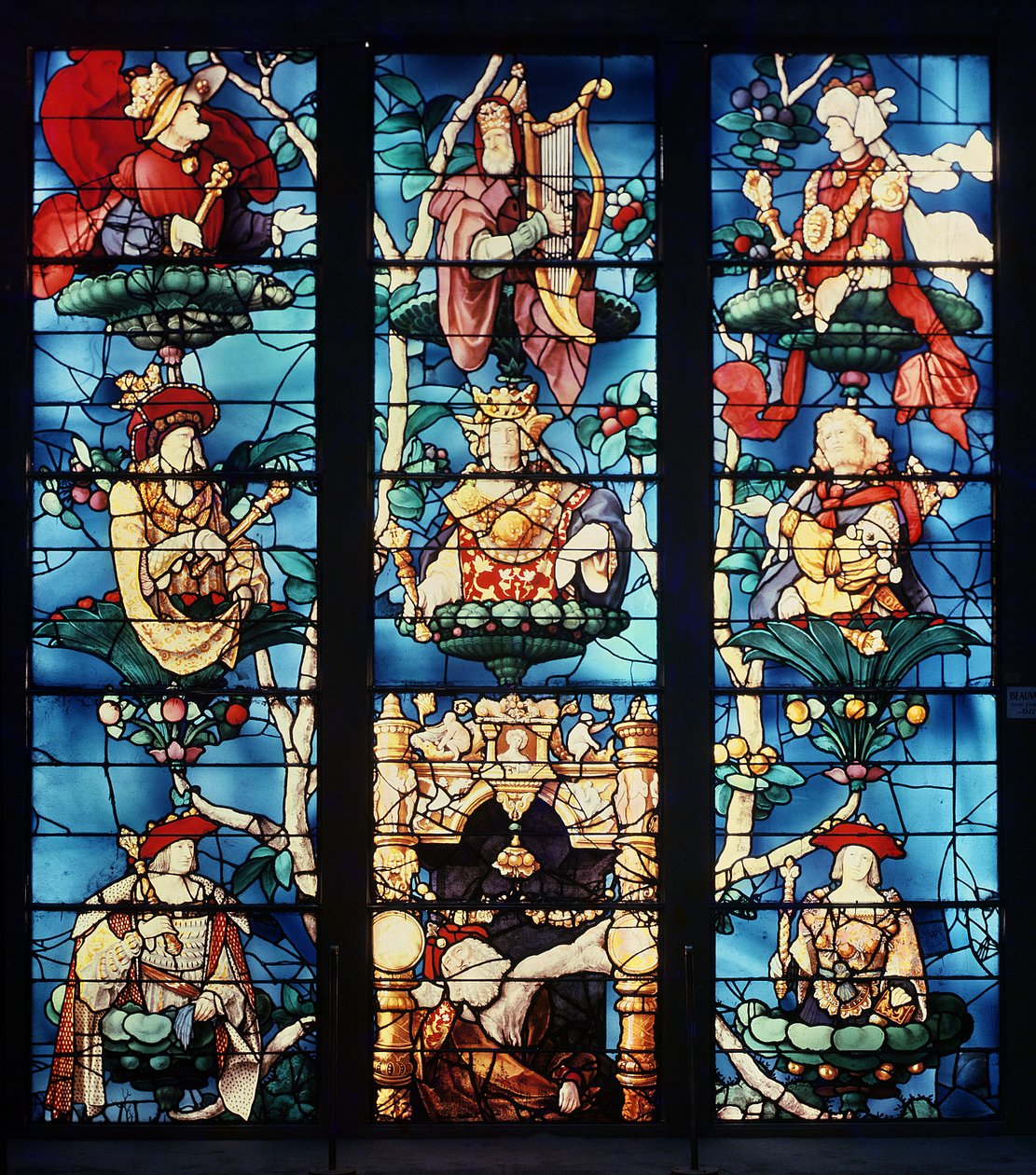 Isajstræet, 1522-24 (glasmaleri) af Engrand Leprince