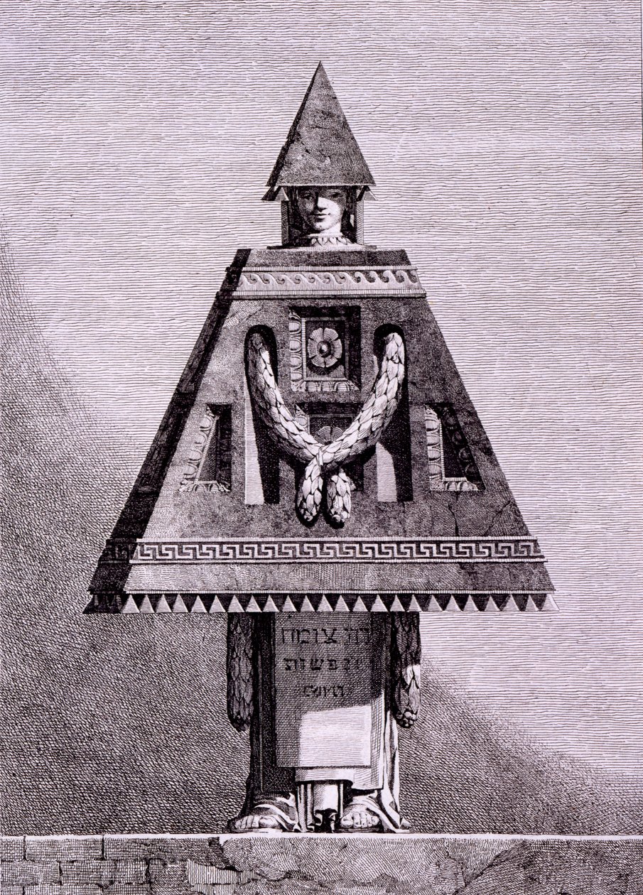 En ung græsk munk, tryk udført af Benigno Bossi, fra "Masquerade à la Grecque", udgivet i 1771 af Ennemond Alexandre Petitot