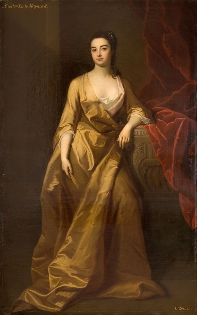 Portræt af en dame Maynard, 1745. af Enoch Seeman