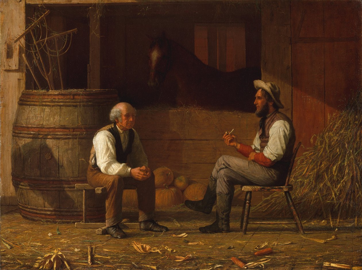 Talking It Over, 1872. af Enoch Wood Perry