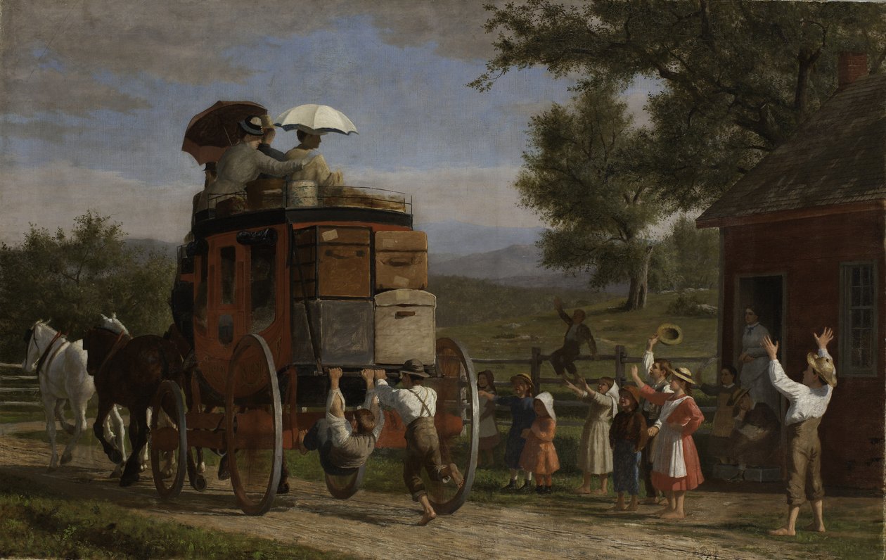 Pemigewasset Coach, 1899 af Enoch Wood Perry