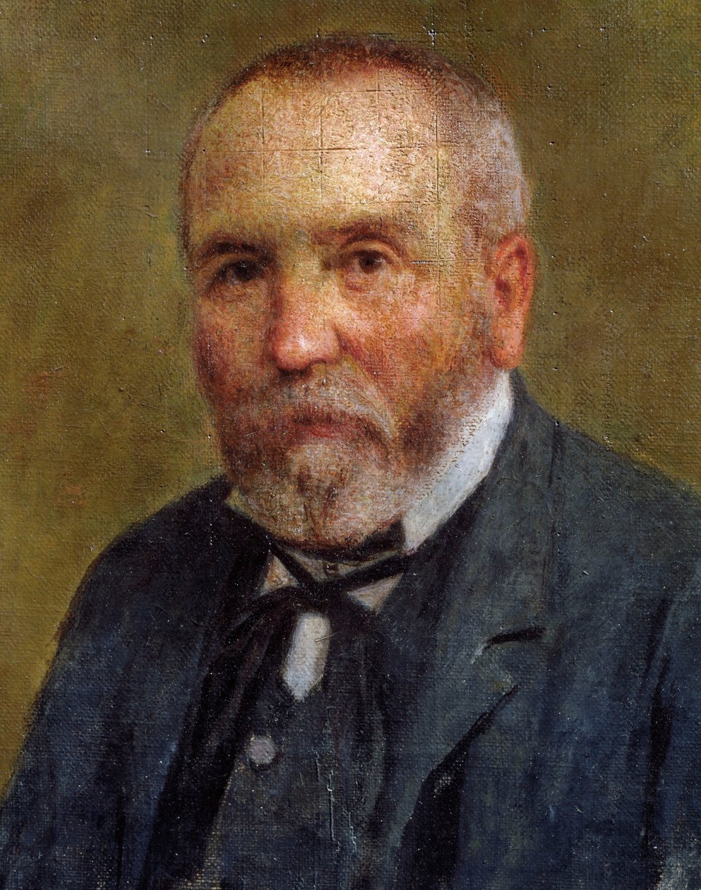 Portræt af min far (Giuseppe Cavalli) (olie på lærred) af Enrico Cavalli