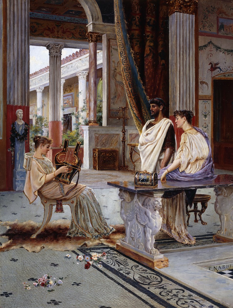 Musikalsk eftermiddag, Pompeji af Enrico Nardi