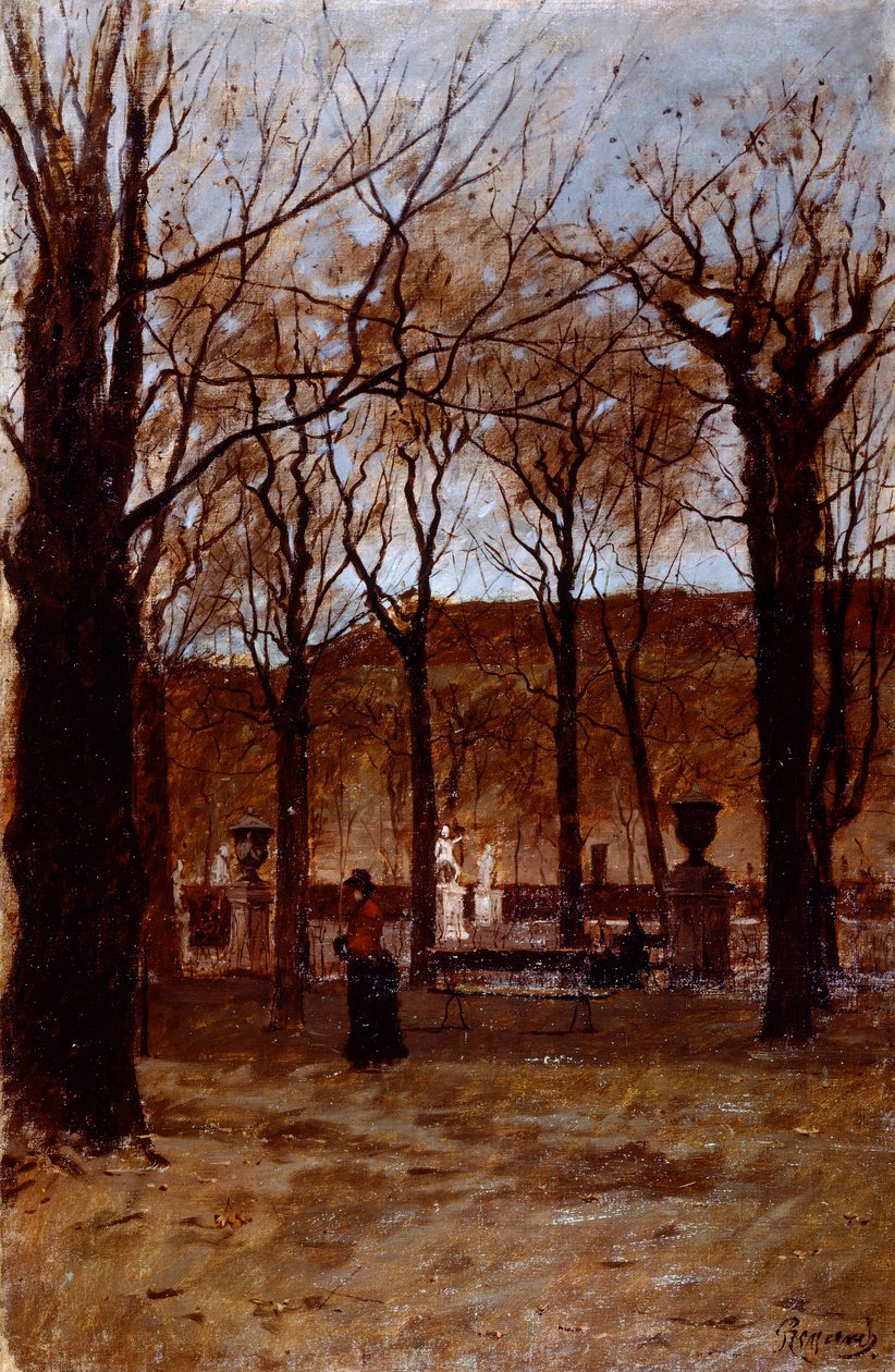 Haver i Torino, af Enrico Reycend (1855-1928) af Enrico Reycend