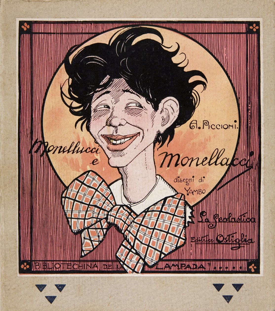 Cover af Monellucci og Monellacci af A. Piccioni af Enrico de aka Yambo Conti Novelli
