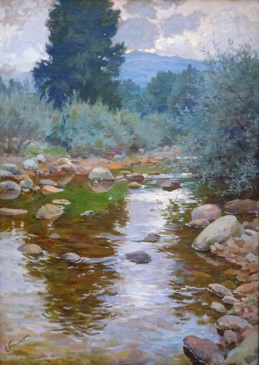 El Paular landskab af Enrique Simonet