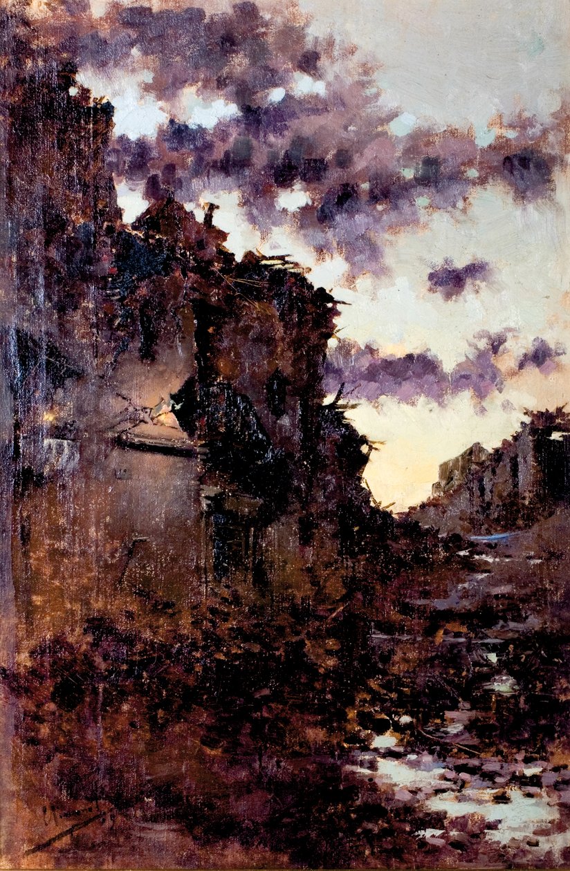 Terremoto en Malaga Malaga jordskælv af Enrique Simonet