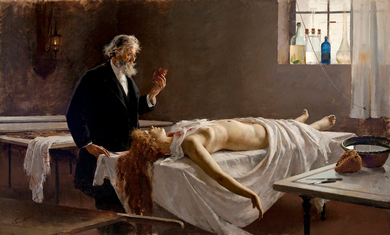 Hjertets anatomi; Og hun havde et hjerte !; Obduktion af Enrique Simonet