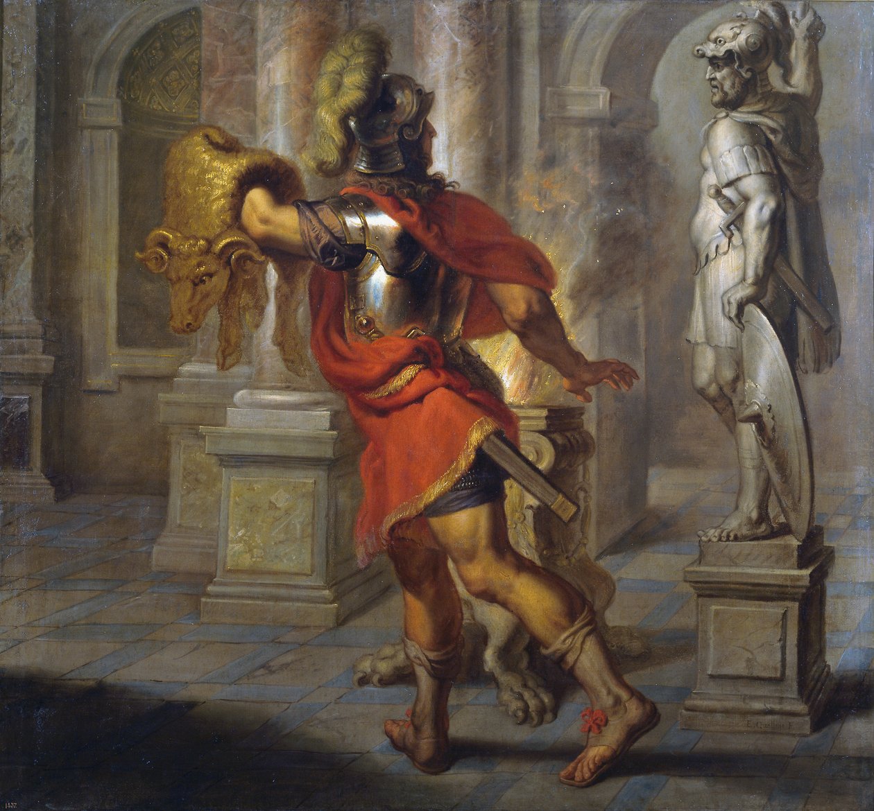Jason med den gyldne fleece af Erasmus Quellinus II