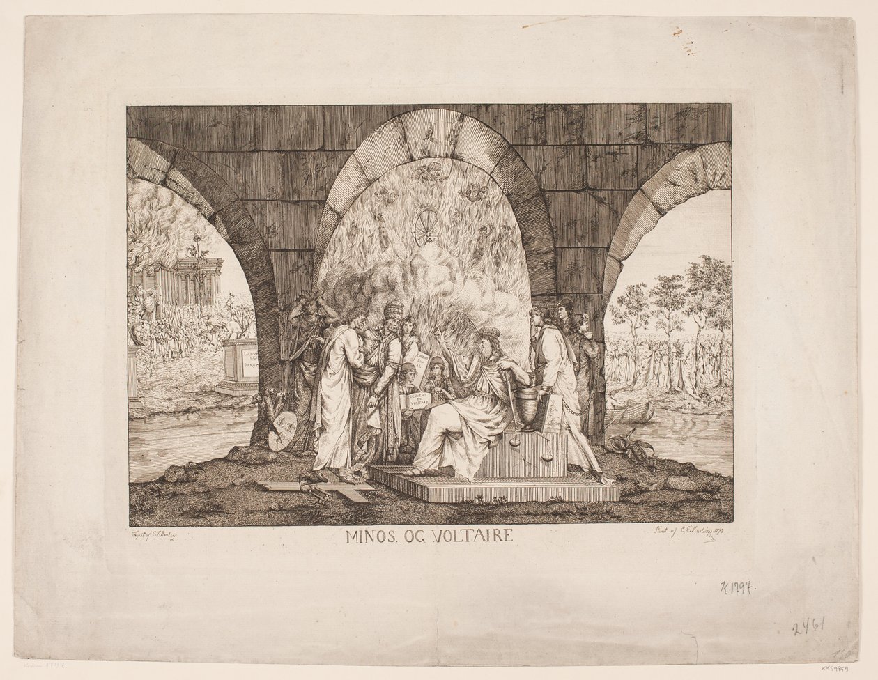 Minos og Voltaire af Erasmus Cristoffer Karlebye