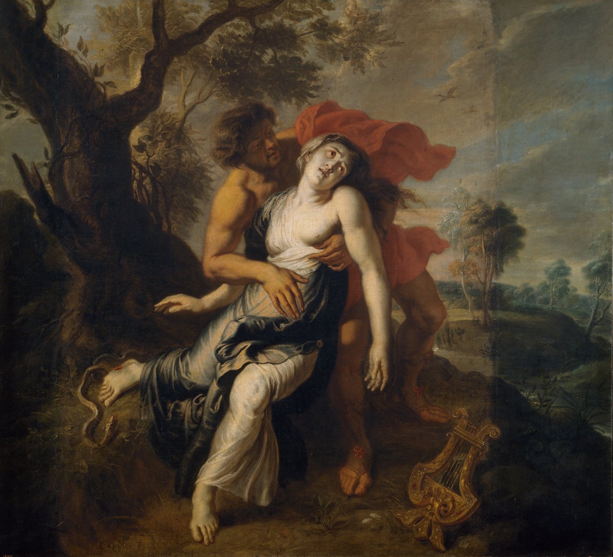 Eurydikes død af Erasmus Quellinus