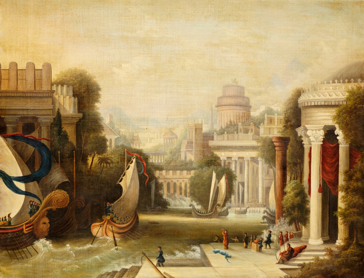 Indskibning af Ulysses, 1842-50 af Erastus Salisbury Field