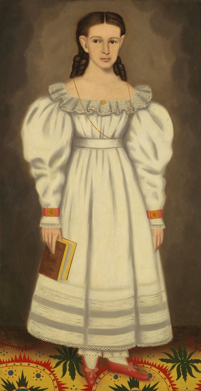 Pige af Bangs-Phelps-familien, ca. 1848. af Erastus Salisbury Field