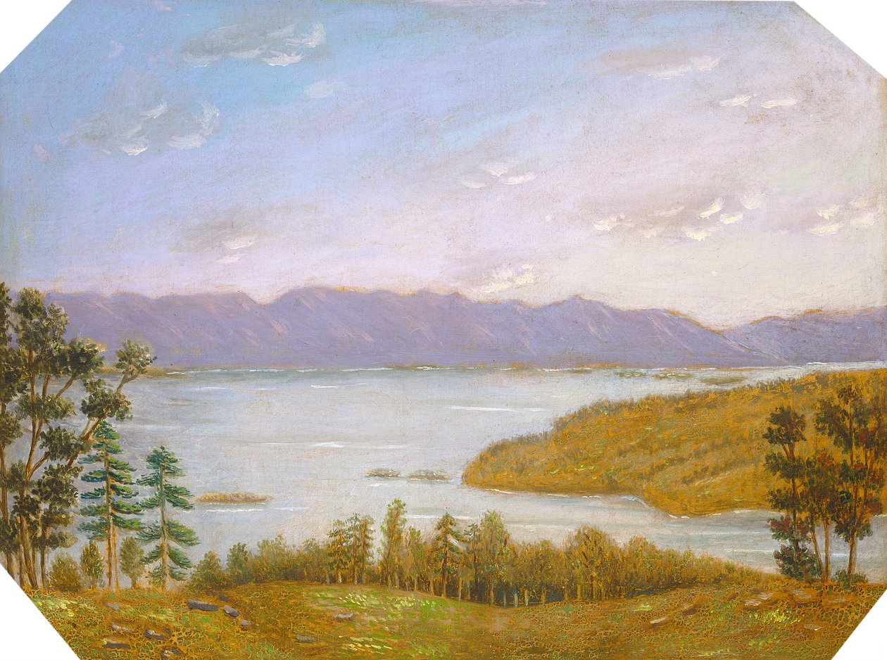 Leverett Pond, ca. 18601880. af Erastus Salisbury Field