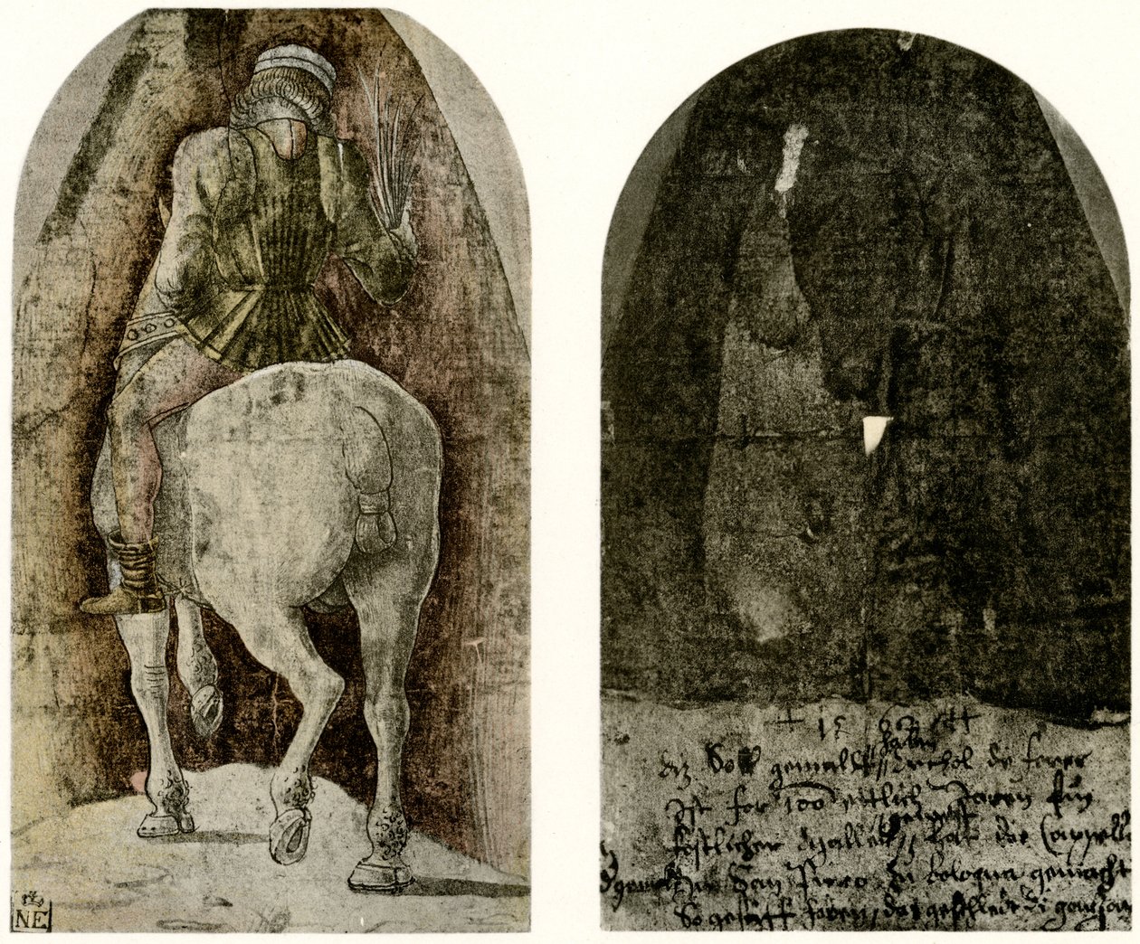 Ridefigur for Garganelli-kapellet i Bologna af Ercole de Roberti