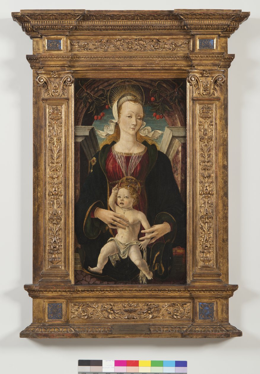 Madonna og barn, 1470-80 af Ercole de Roberti