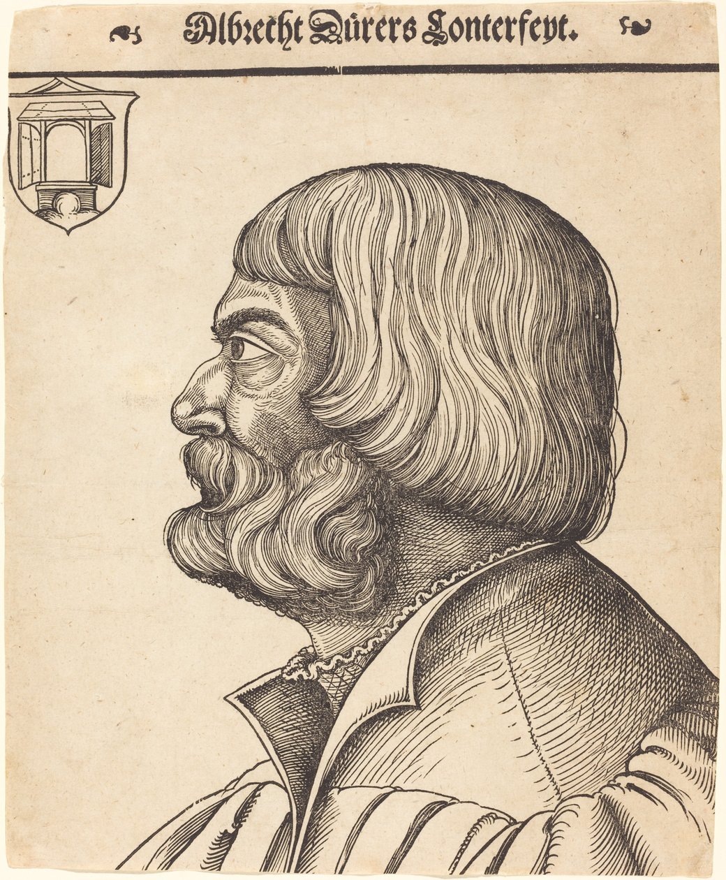 Albrecht Dürer i en alder af seksoghalvtreds af Erhard Schon
