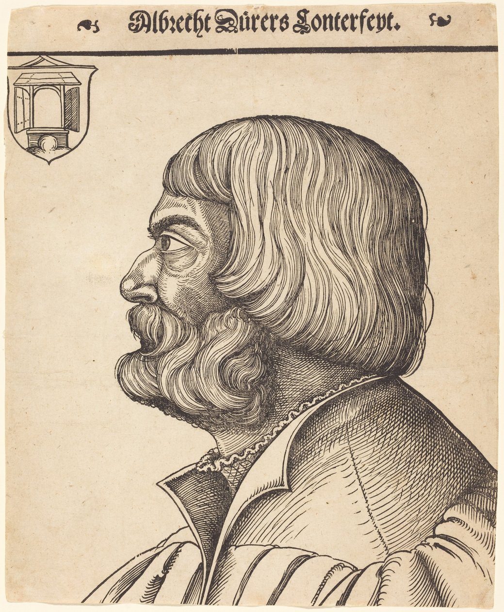 Albrecht Dürer i en alder af seksoghalvtreds år af Erhard Schon