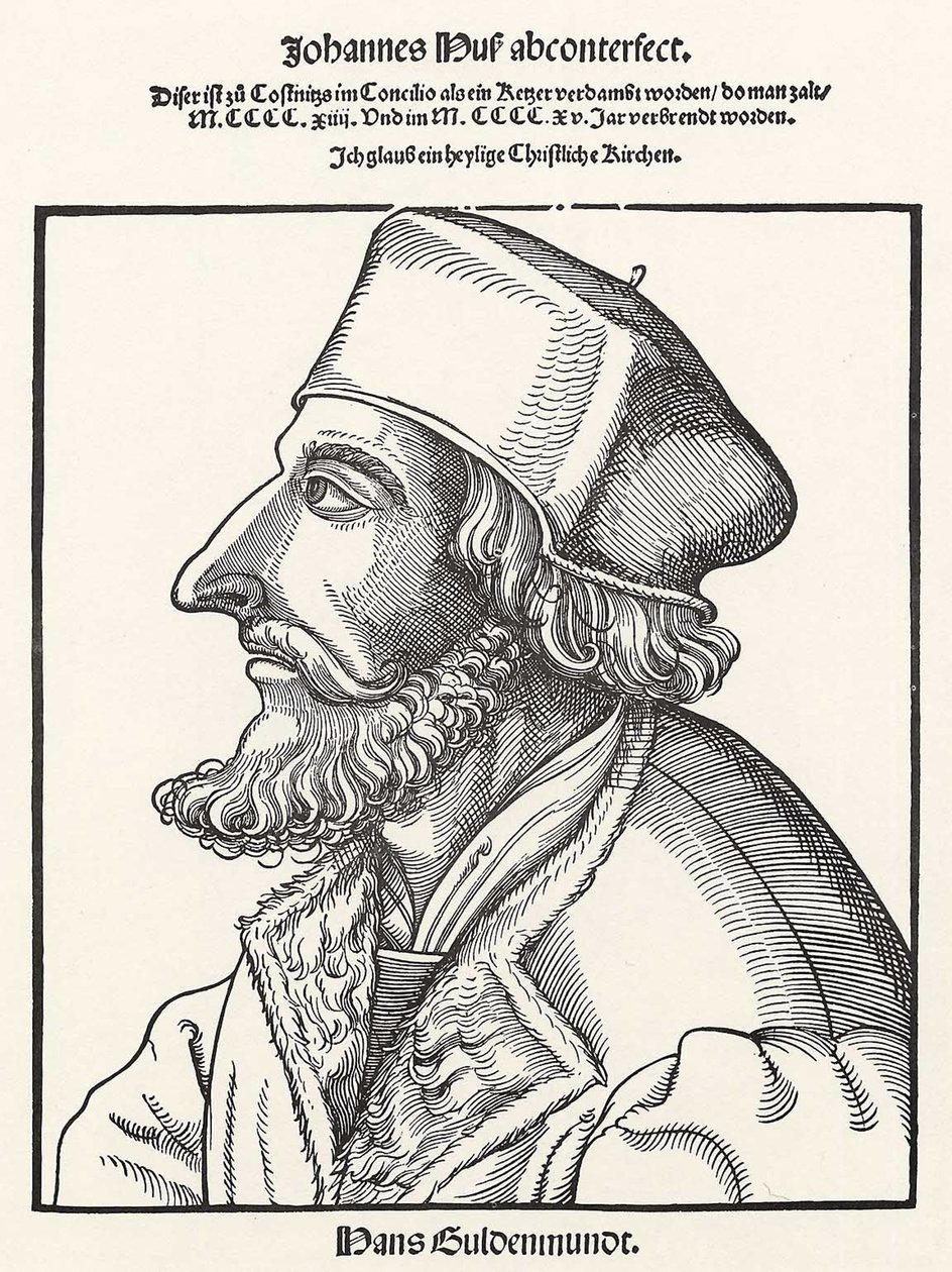 John Hus af Erhard Schon
