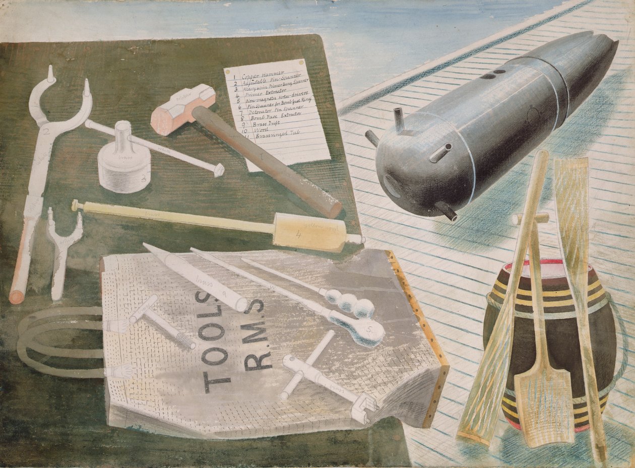 Bombebortskaffelsessæt, ca. 1940 af Eric Ravilious