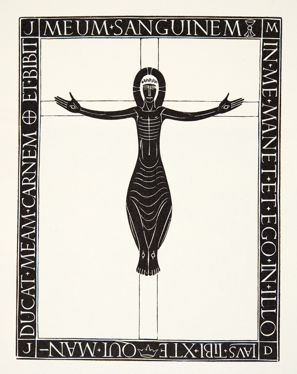 Krucifiks af Eric Gill
